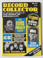 Record Collector March 1987 No 91 Elvis AC/DC Bangles