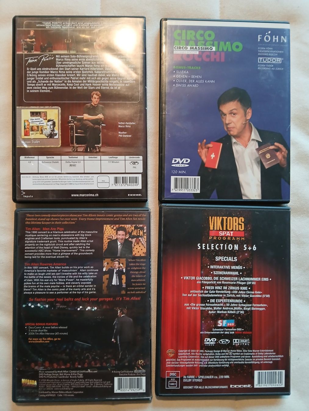 Tous les DVDs: Comedy DVDs – D'occasion à Pleujouse par Wortcunist 1