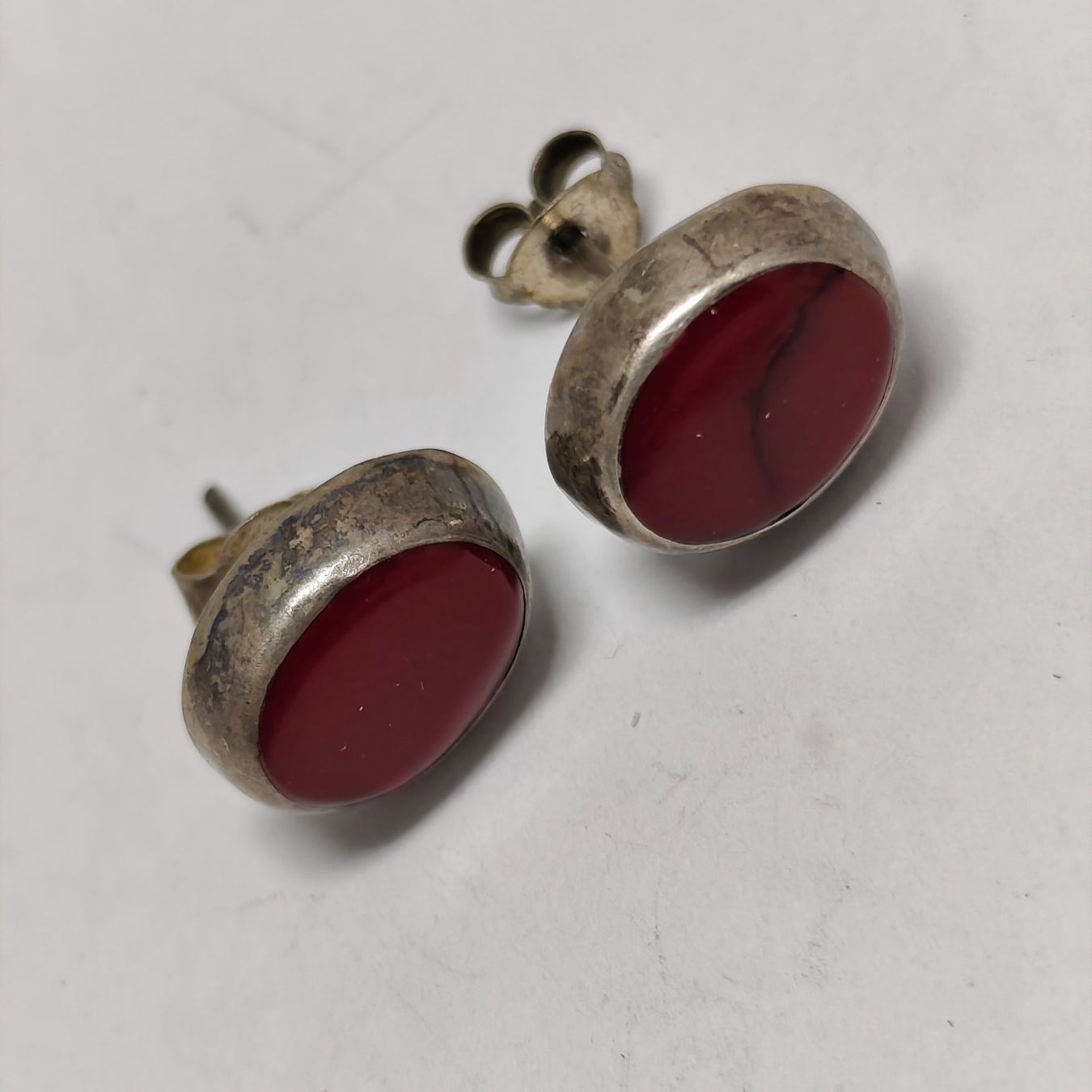 Boucles d'oreille: Vintage Silver silber Stud Earrings Boucles d'Oreilles #A3 – D'occasion à Châtelaine par Tropic.Watch2