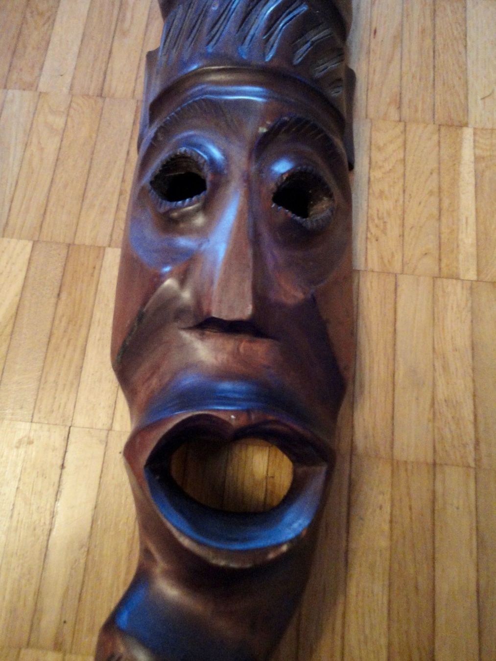 Arte internazionale: Schöne Afrikanische Holz Maske. – Usato da Wädenswil venduto da LIS11 1