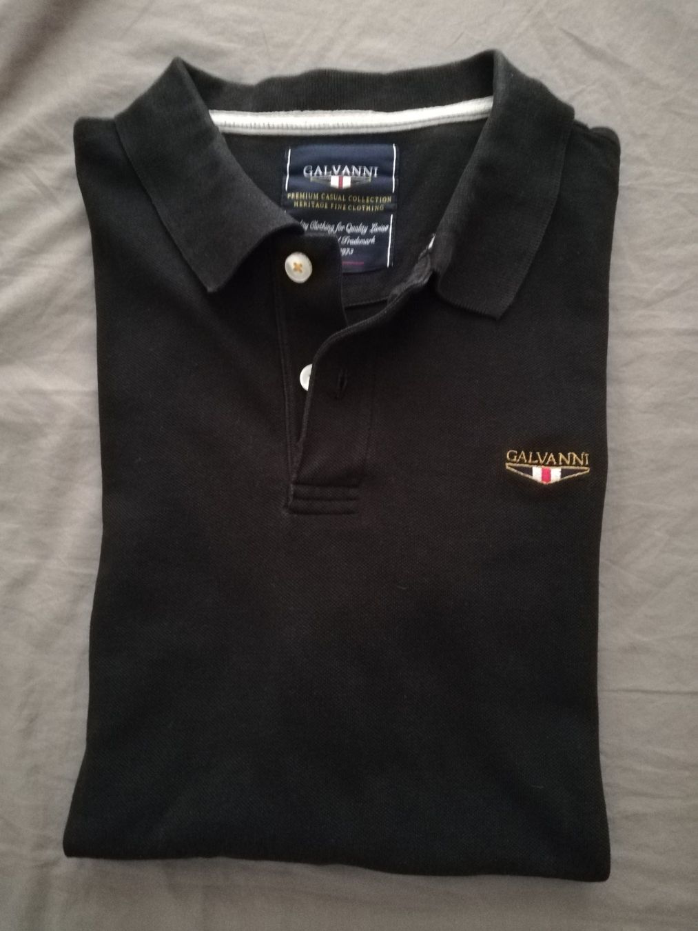 Polo-Shirts: Polo Galvani noir  L – Gebraucht aus Genève von ant_5hwp