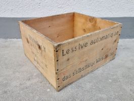 alte Holzkiste Kiste Seifenkiste PERSIL HENKEL & CIE BASEL