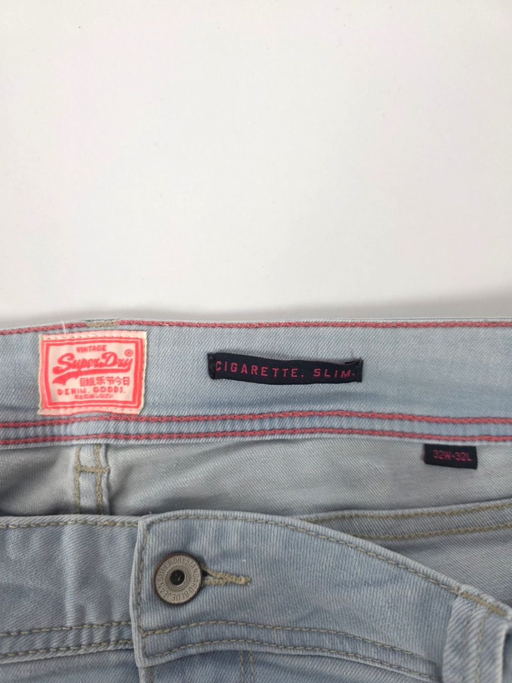 Superdry Jeans: SUPERDRY Cigarette Slim Jeans Hellblau  W32/L32 – Usato da Schaffhausen venduto da Restwert_SH 4