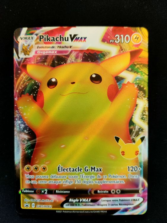 Carte Pokemon Pikachu Vmax Shsh062 Promo Français Fr | Kaufen Auf Ricardo