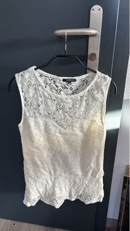 Haut sans manches Morgan blanc