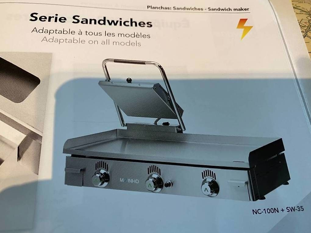 Griglie: Grill plancha snacker à monter sur plancha  – Usato da Saint-Aubin venduto da Dionisis