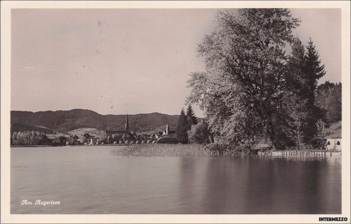 Ansichtskarten: Aegerisee // Unterägeri 1933 // Sommer – Gebraucht aus Basel von intermezzo12