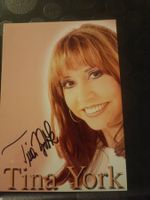 Tina York - signierte Autogrammkarte