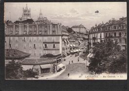 CP× VD Lausanne Rue Centrale , 1915