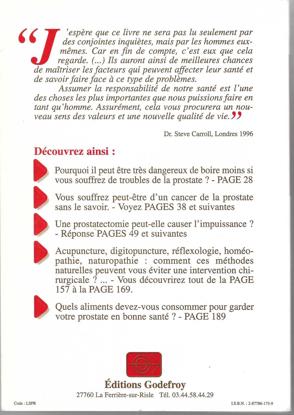 Libri: LE GUIDE COMPLET DE LA PROSTATE – Usato da Bex venduto da Giorgiob 1