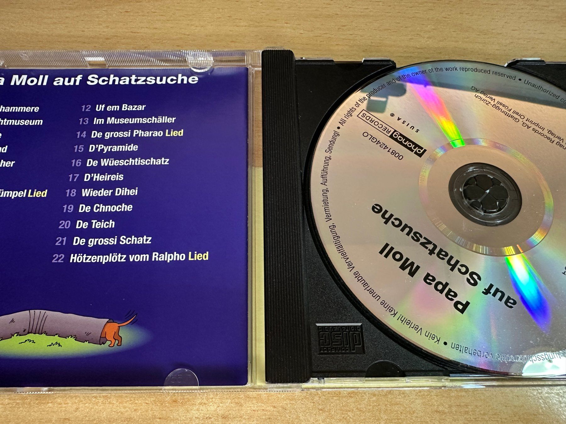 Audiolibri: P1 Papa Moll auf Schatzsuche – Usato da Rikon im Tösstal venduto da Alpenmutz 2