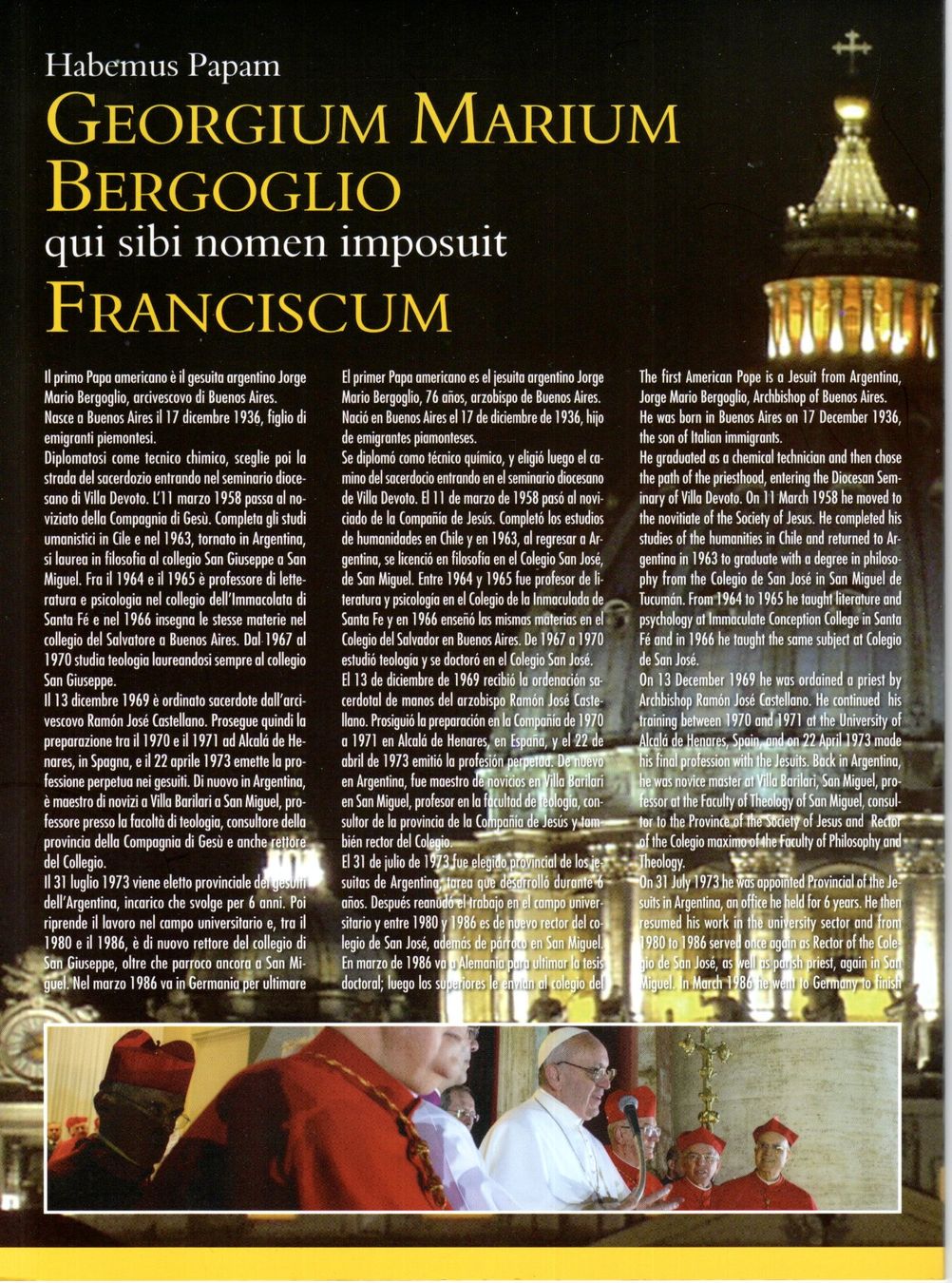 Alle Briefmarken: 2013 Poste Vaticane Sua Santità Francesco – Gebraucht aus Stein am Rhein von Huehnerhund 1