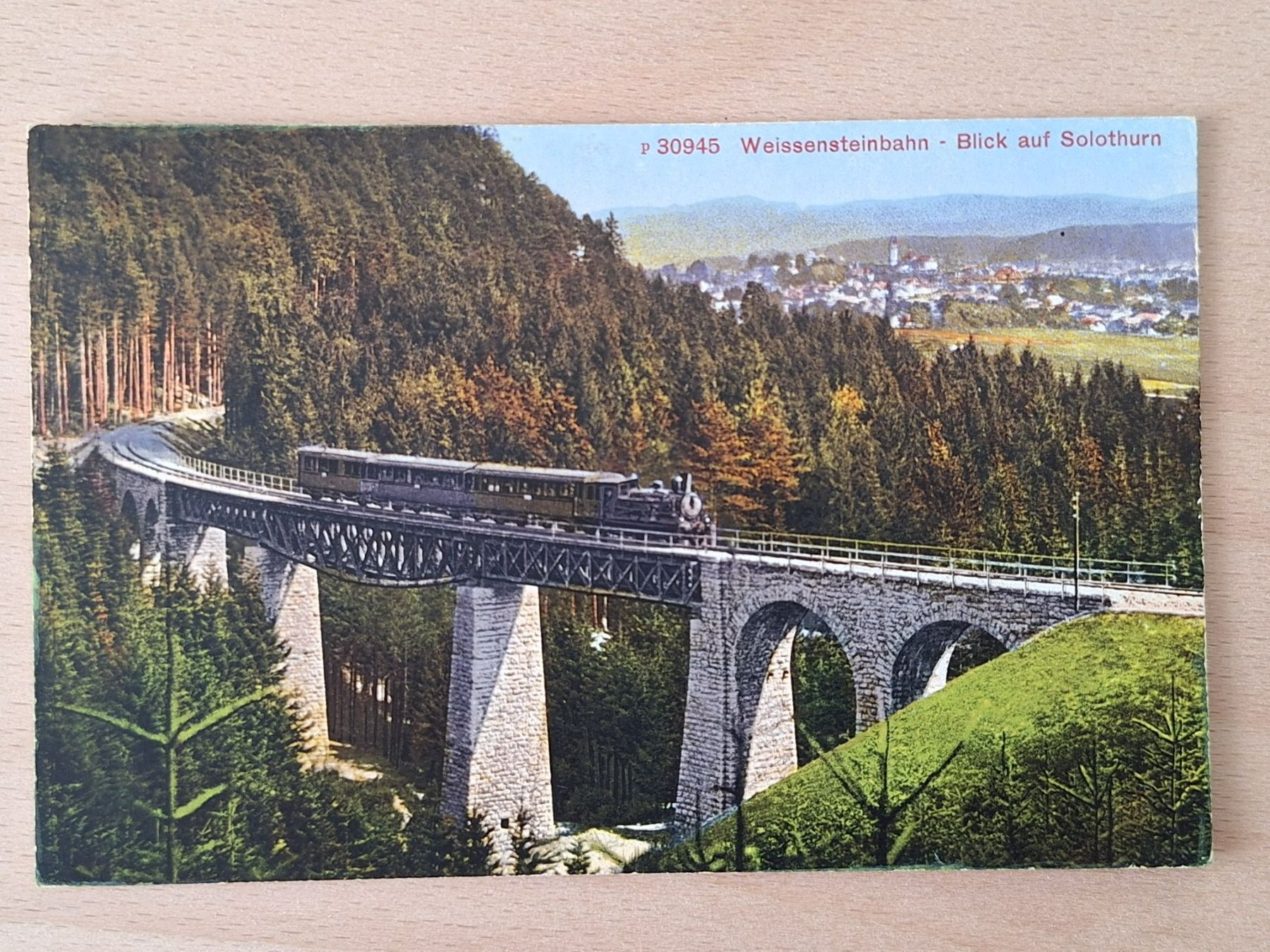 Ansichtskarten: AK Schweiz Bahn, Weissensteinbahn – Gebraucht aus Lohn-Ammannsegg von Beo71