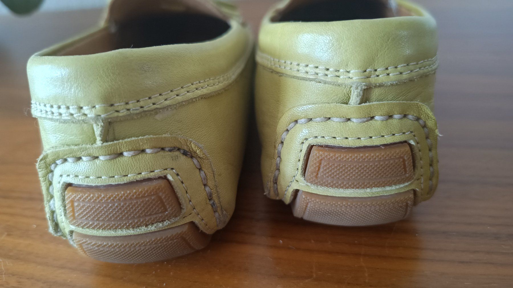 Navyboot Scarpe da donna: Navyboot Lederschuhe, hellgrün – Usato da Zürich venduto da jona8859 5
