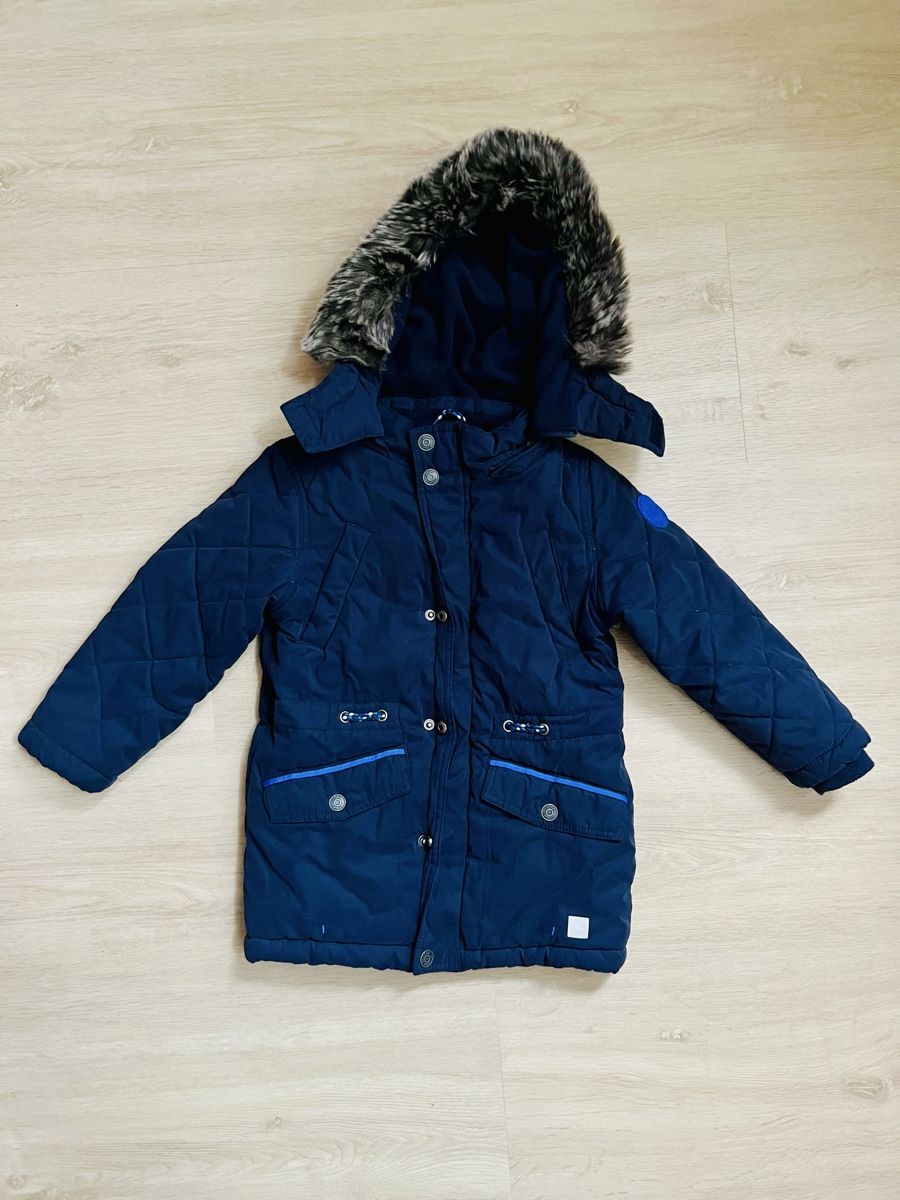 S.Oliver Giacche & Cappotti: s.Oliver Kinder Winterjacke Blau Gr. 104 – Usato da Frauenfeld venduto da Repsol_Vani