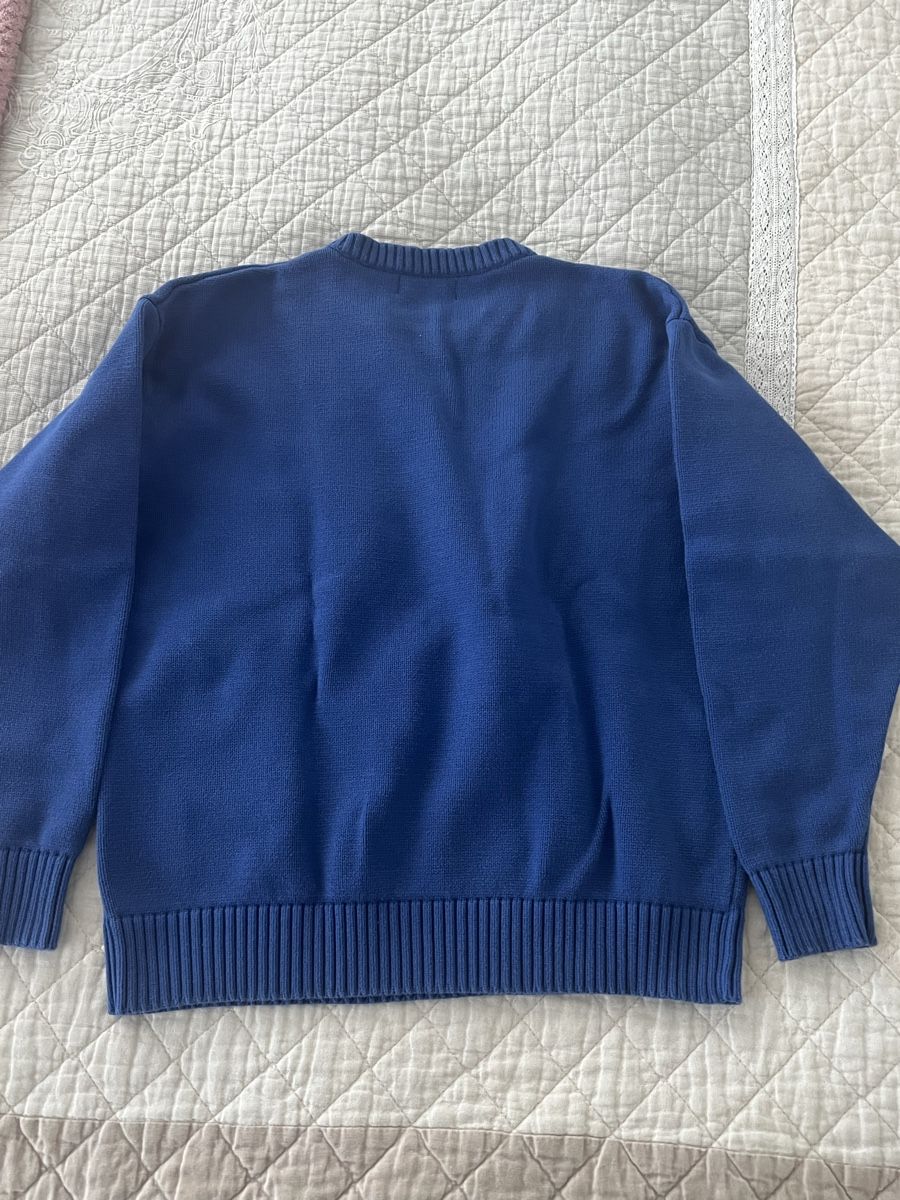 Pullover & Sweatshirts: Winter-Pullover mit «W» Applikation, Grösse L, Blau – Neu (gemäss Beschreibung) aus Rorschach von lvi_p29s 4
