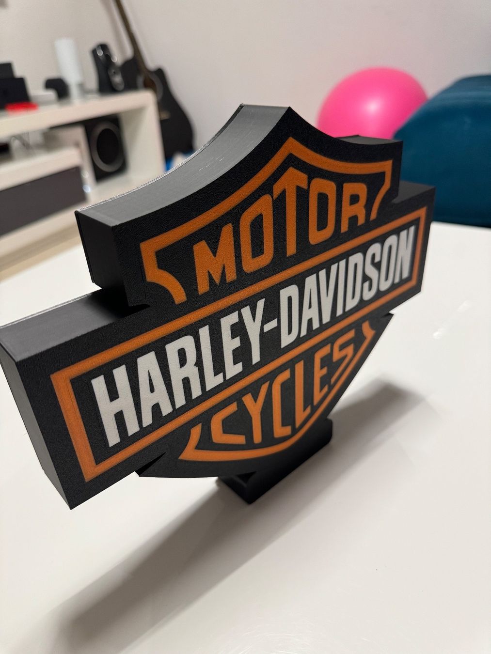 Lampen: Lightbox lumière led Harley Davidson – Neu (gemäss Beschreibung) aus Vicques von PAMB3D 5