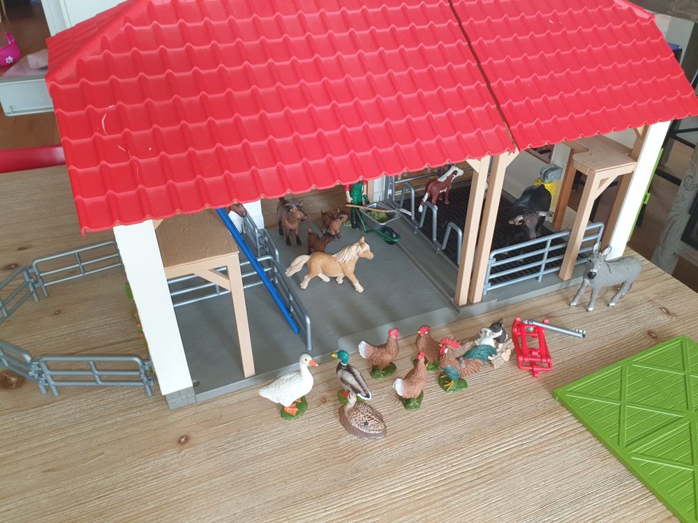 Schleich Farm World grosser Bauernhof plus 21 Schleichtiere | Kaufen