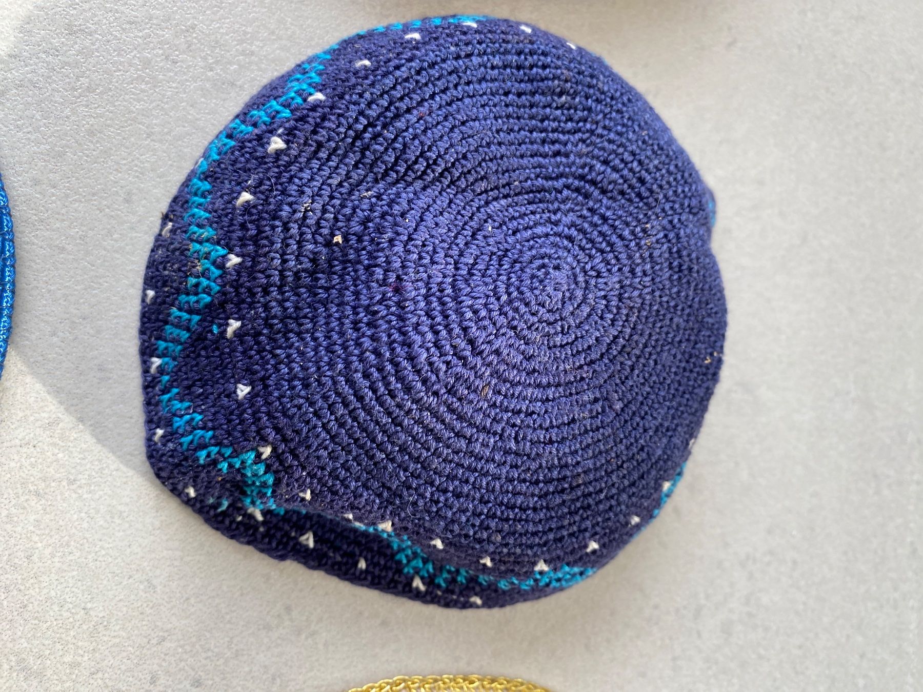 Hüte, Mützen & Caps: 6 x Schöne Kippot JUDAIKA – Gebraucht aus niederbipp von Esbenz 7