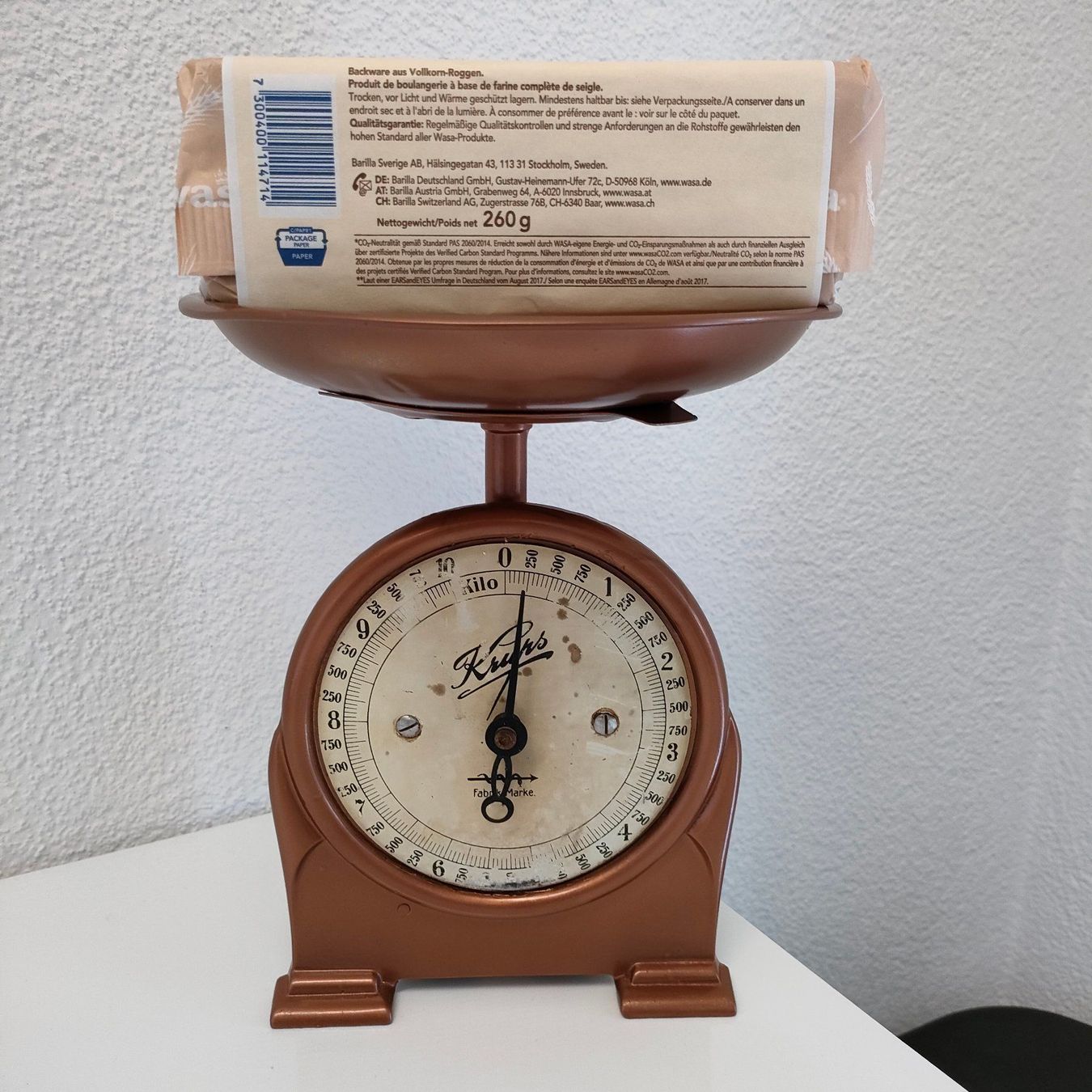 Krups Bilance e pesi: Wunderschöne Tellerwaage Krups mit Aluschale – Usato da Dietikon venduto da Branquinha1981 5