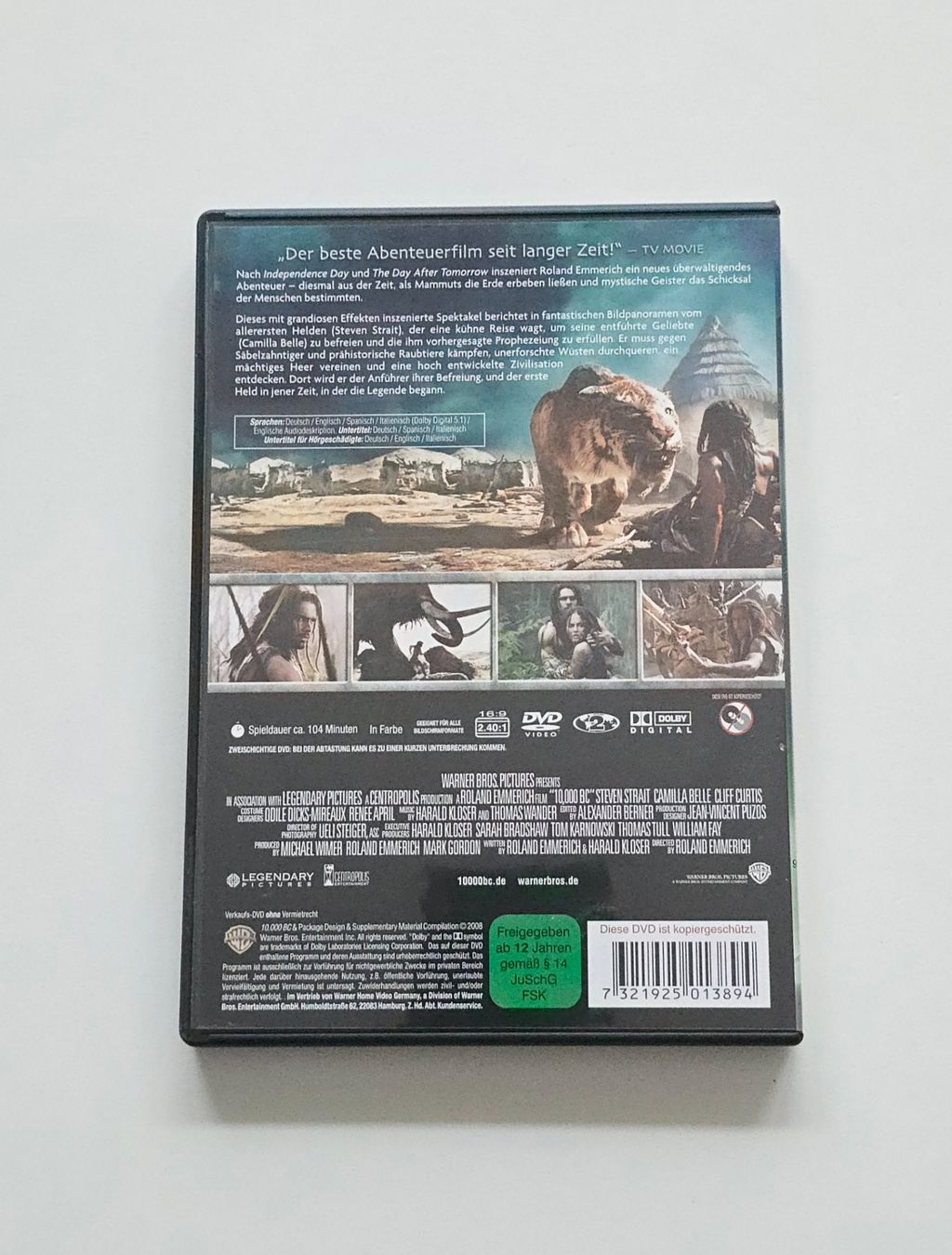 Tutti i DVDs: DVD 10.000 B C – Usato da Dättlikon venduto da Wundertuete_ 1