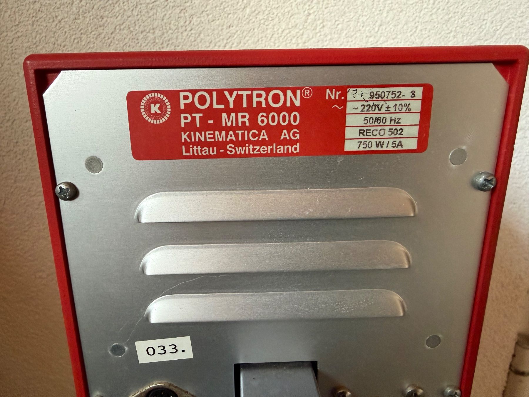 Accessori da laboratorio: Polytron PT 6000 von Kinematica AG – Usato da Zwingen venduto da moje1 9