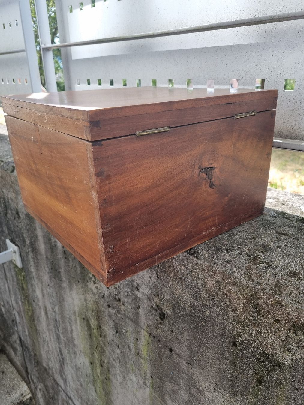 Barattoli: Alt storage box holz nussbaum 1900 – Usato da Ostermundigen venduto da vintage60 6