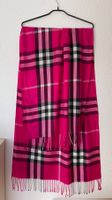 F&S Burberry Stil Neu 170x70cm Schal Foulard Pareo Purpurrot