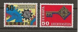 Europa Liechtenstein 1967 68 **