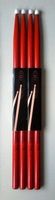 2 Paar Drumsticks Rot