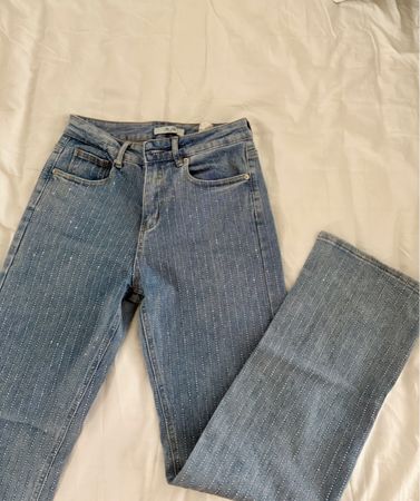 SEE SEE PARIS JEANS MIT GLITZER