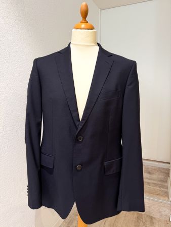 Windsor Sakko Gr. 50 Dunkelblau Schurwolle Business Blazer