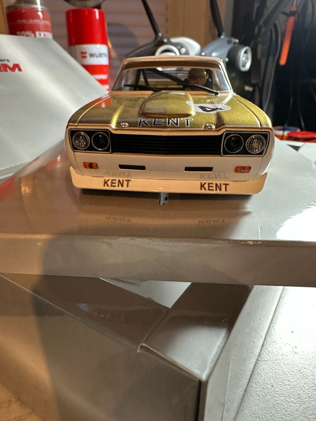 Piste: Slotcar BRM Ford Capri "Kent" – Nuovo e nell'imballaggio originale da Allschwil venduto da dlauti 2
