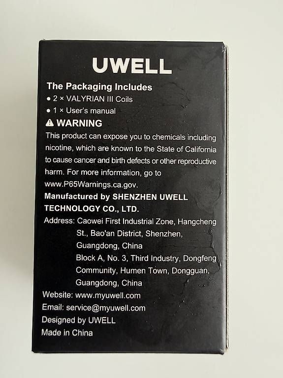 Uwell Altri Prodotti per fumatori: Uwell valyrian 3 coil 0.32 Single mesh – Nuovo e nell'imballaggio originale da Bassersdorf venduto da crazy-deals 2