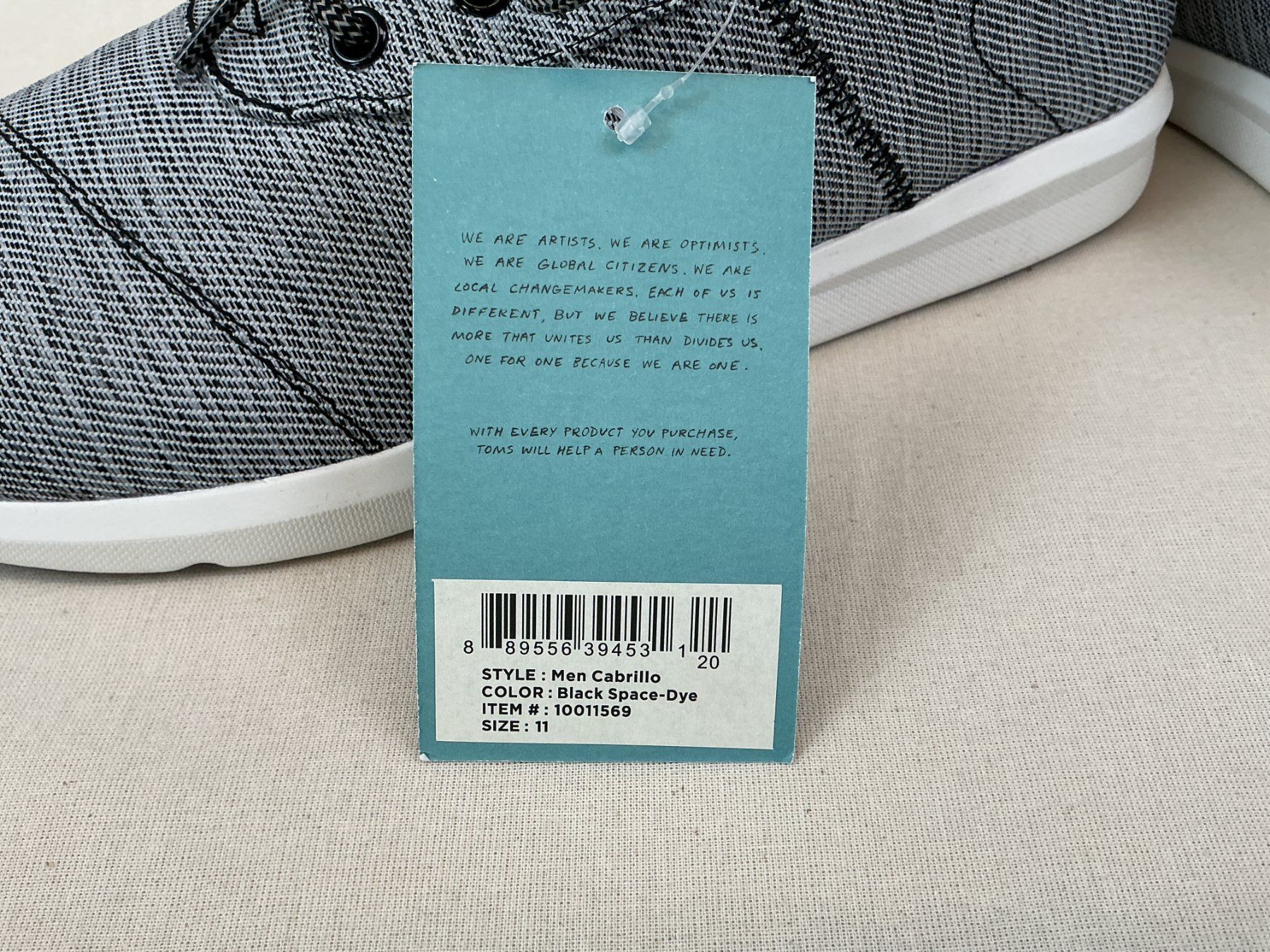 Toms Scarpe da uomo: TOMS Cabrillo Herren Sneaker Gr. 44 – Nuovo (secondo la descrizione) da Richterswil venduto da Restwert_Richterswil 9