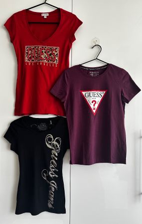 3 FÜR 2 💪🏻 Guess T-Shirts Grösse S - Red & Violet & Black
