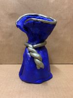 Vase blau für eine Blume