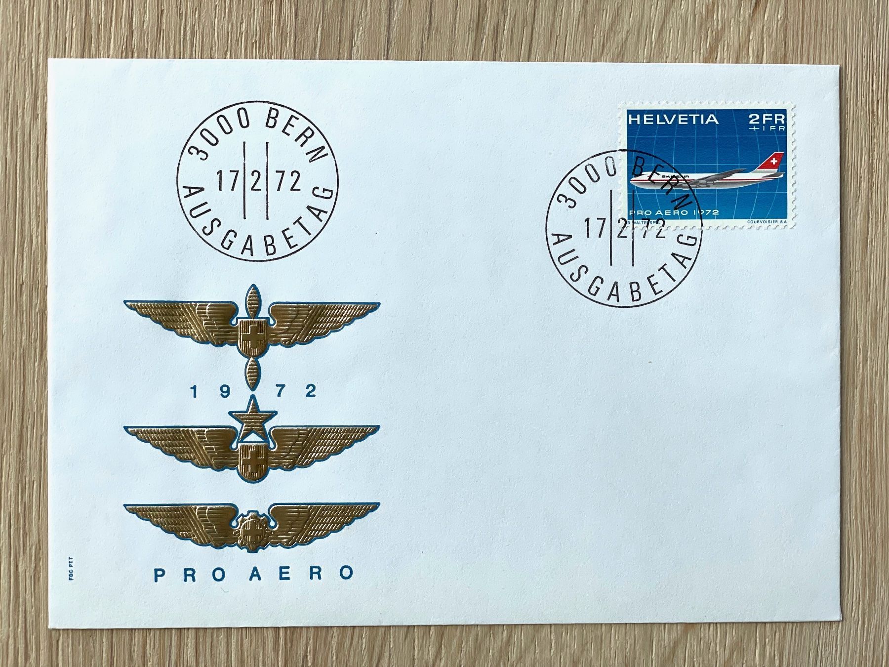 Tutti i francobolli: Pro Aero1972 Ersttagsbrief – Nuovo (secondo la descrizione) da Zürich venduto da Marfe1