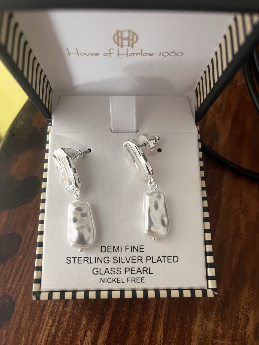 Orecchini pendenti & Orecchini a lobo: Neue Statement-Ohrringe mit Perlmutt-Anhänger 3.5cm – Nuovo e nell'imballaggio originale da Möhlin venduto da mil_h55x 8