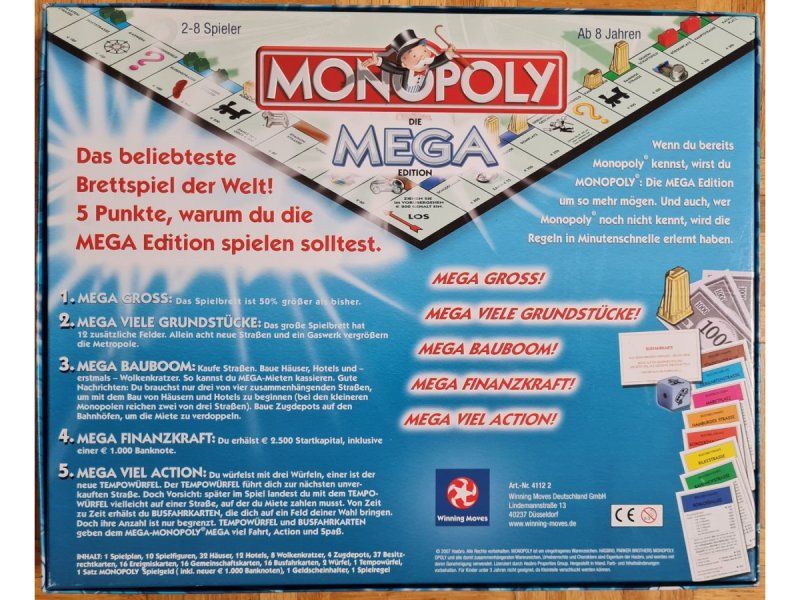 Spiele: Monopoly - Die Mega Edition, Ausgabe 2007 – Neu (gemäss Beschreibung) aus Zürich von Desmond01 1