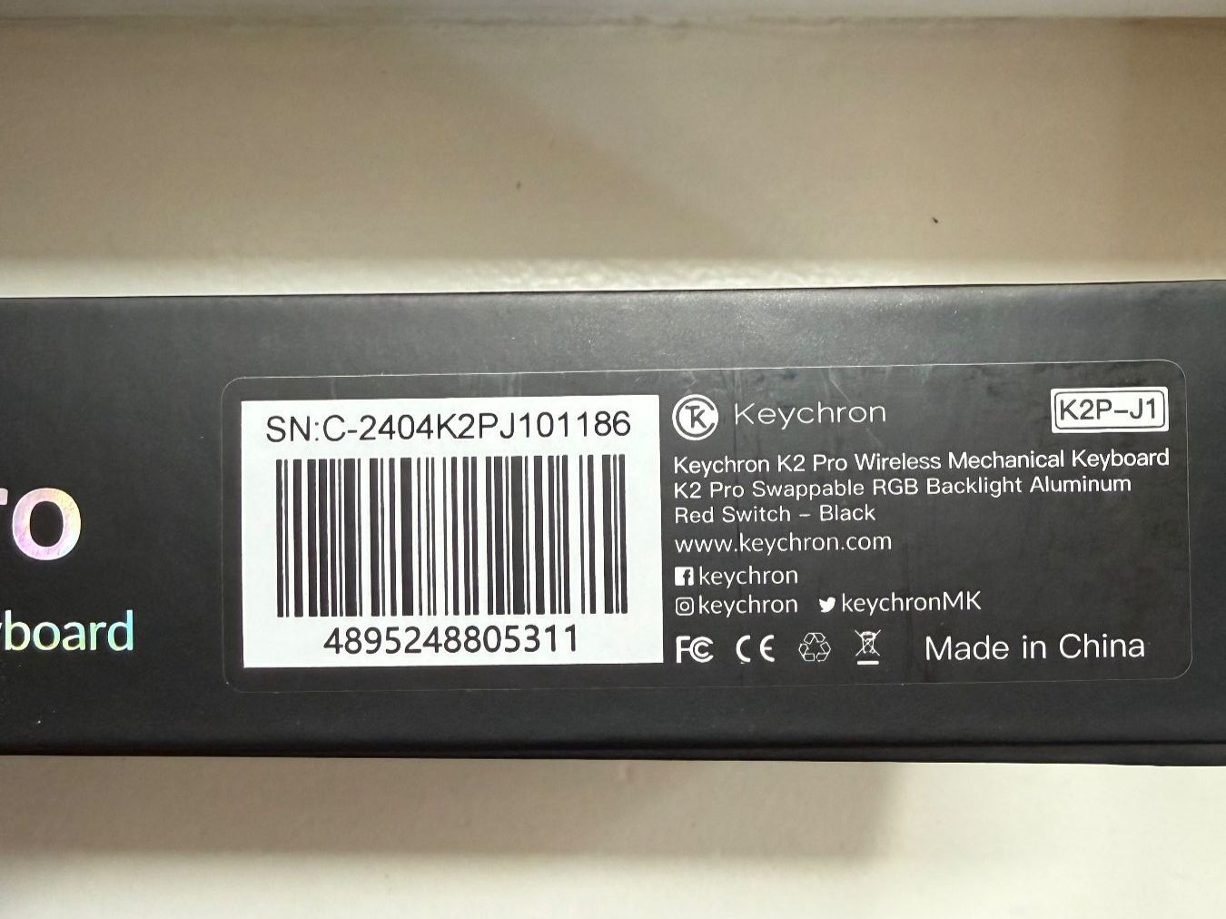 Keychron Tastiere: Clavier mécanique Keychron K2 Pro Spanish ISO – Usato da La Chaux-de-Fonds venduto da nahuelshim 5