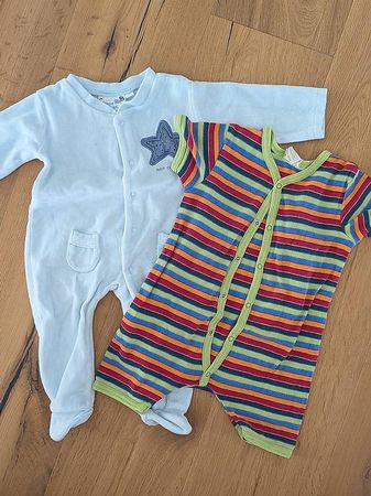 Kinder Pyjama Set (2 Stück) Gr. 62 / 68  Strampler