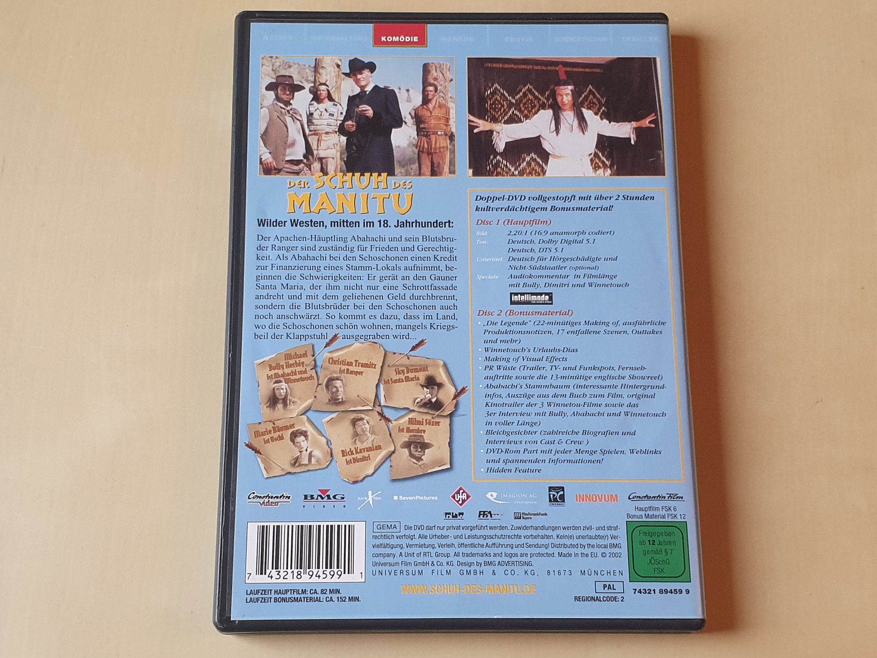Tous les DVDs: Der Schuh des Manitu (2 DVDs) – D'occasion à Stansstad par collectorsshop 1