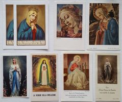 Konvolut 20x Andachtsbild, Maria, um 1930-1950