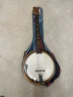Banjo 6-Seitig mit Tasche, Saiteninstrument, gebraucht