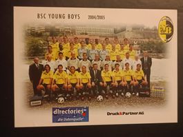 YB - BSC Young Boys - Mannschaft Autogrammkarte 2004/2005