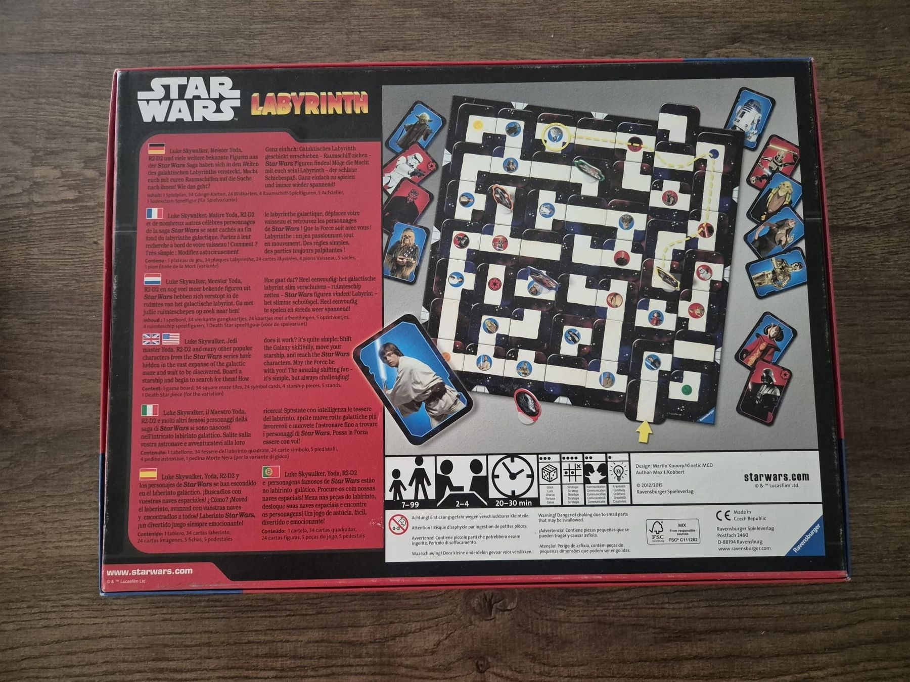 Ravensburger Giochi: Star Wars Labyrinth Brettspiel, Ravensburger – Usato da Frauenfeld venduto da Redlady2088 1