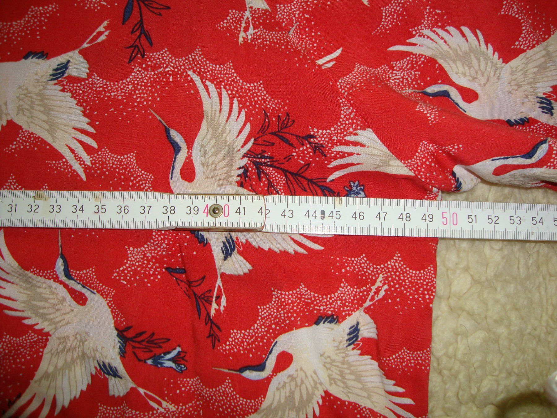 C&A Camicette: Kranich Bluse rot Gr. 38 – Usato da Laufen venduto da ereli 2