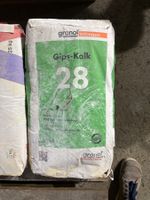 LAGERVERKAUF: 1 Sack à 25kg Granol Gips-Kalk 28