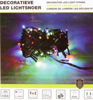 LICHTERKETTE DECORATIV MULTI COLOR 100 LEDs  Länge 11m  IP4